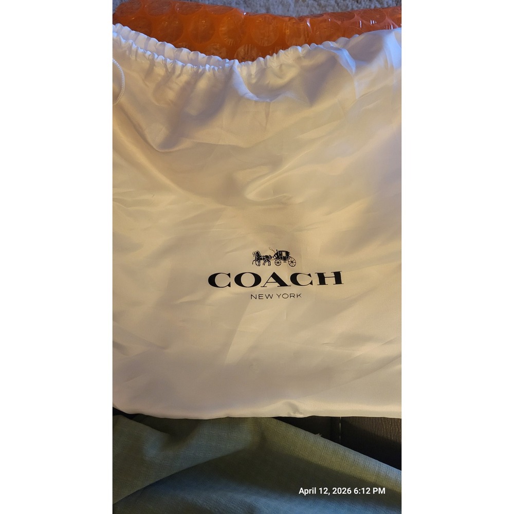 Coach Nolita Barrel Bag Signature Jacquard Faded Blush CU003 New - Picture 7 of 7